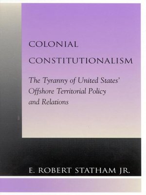 cover image of Colonial Constitutionalism